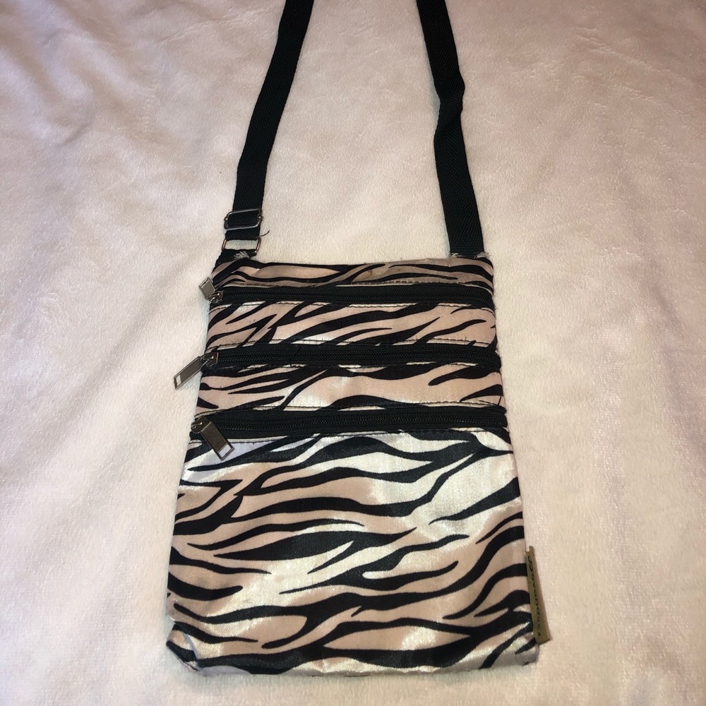 Bovano Zebra Print Purse